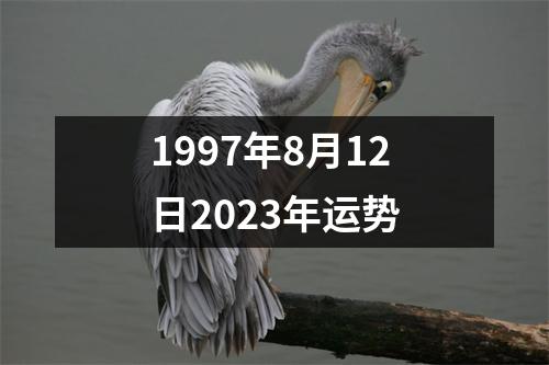 1997年8月12日2023年运势