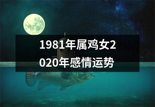 1981年属鸡女2020年感情运势