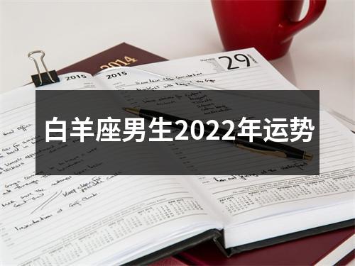 白羊座男生2022年运势