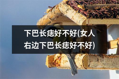 下巴长痣好不好(女人右边下巴长痣好不好)