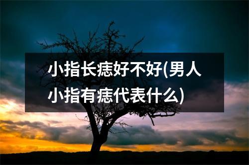 小指长痣好不好(男人小指有痣代表什么)