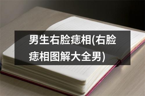 男生右脸痣相(右脸痣相图解大全男)