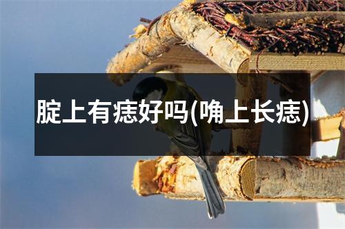 腚上有痣好吗(唃上长痣)