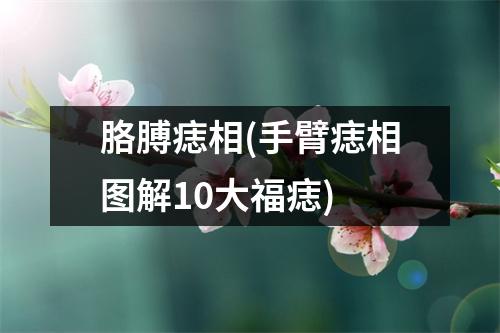 胳膊痣相(手臂痣相图解10大福痣)