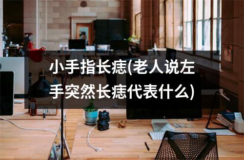 小手指长痣(老人说左手突然长痣代表什么)