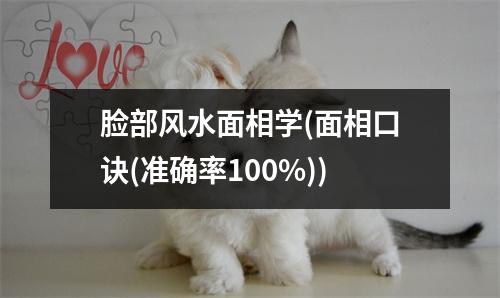 脸部风水面相学(面相口诀(准确率100%))