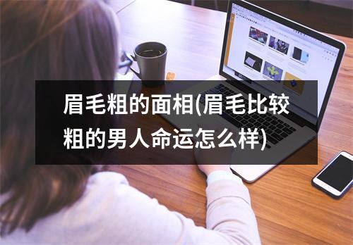 眉毛粗的面相(眉毛比较粗的男人命运怎么样)