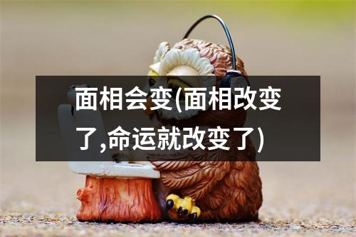 面相会变(面相改变了,命运就改变了)