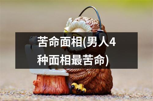 苦命面相(男人4种面相苦命)