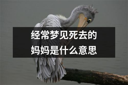 经常梦见死去的妈妈是什么意思