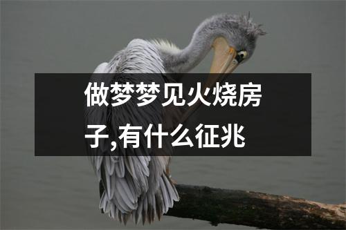 做梦梦见火烧房子,有什么征兆