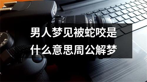 男人梦见被蛇咬是什么意思周公解梦