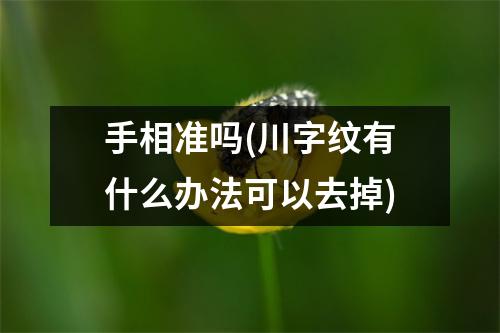 手相准吗(川字纹有什么办法可以去掉)