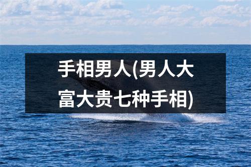 手相男人(男人大富大贵七种手相)