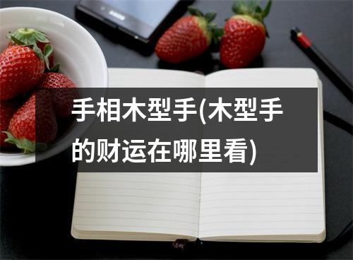 手相木型手(木型手的财运在哪里看)