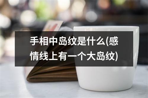 手相中岛纹是什么(感情线上有一个大岛纹)