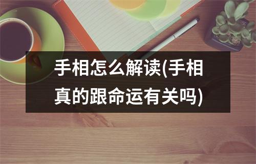 手相怎么解读(手相真的跟命运有关吗)