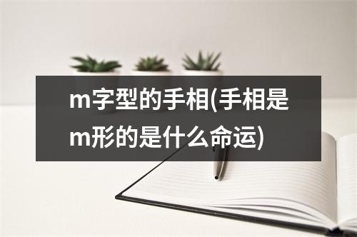 m字型的手相(手相是m形的是什么命运)