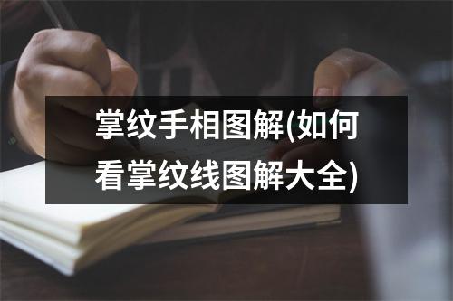 掌纹手相图解(如何看掌纹线图解大全)