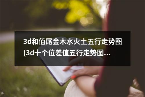 3d和值尾金木水火土五行走势图(3d十个位差值五行走势图彩经网)