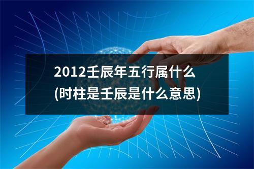 2012壬辰年五行属什么(时柱是壬辰是什么意思)