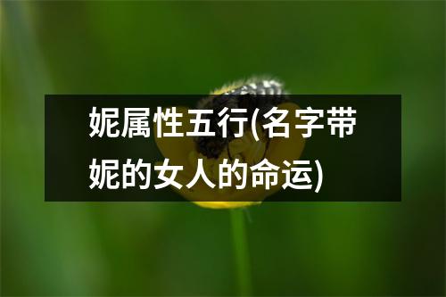 妮属性五行(名字带妮的女人的命运)