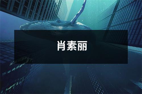 肖素丽