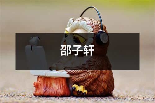 邵子轩