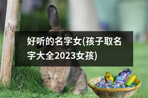 好听的名字女(孩子取名字大全2023女孩)