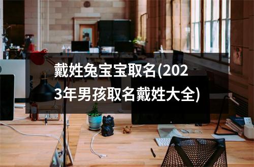 戴姓兔宝宝取名(2023年男孩取名戴姓大全)