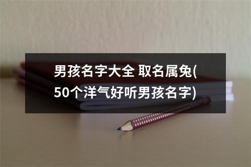 男孩名字大全 取名属兔(50个洋气好听男孩名字)