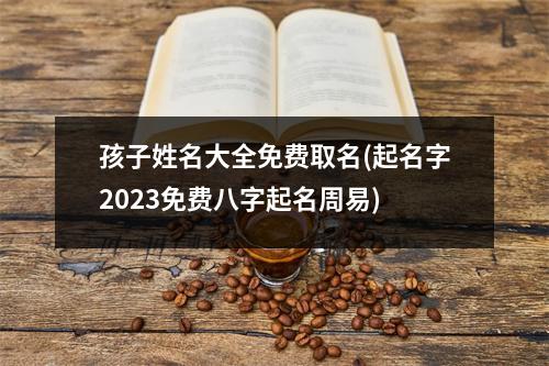 孩子姓名大全免费取名(起名字2023免费八字起名周易)