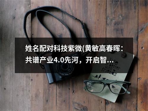 姓名配对科技紫微(黄敏高春晖：共谱产业4.0先河，开启智能互联时代)