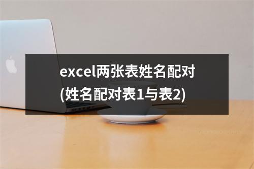 excel两张表姓名配对(姓名配对表1与表2)