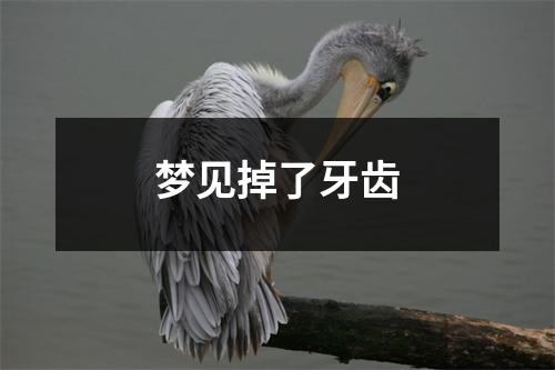 梦见掉了牙齿