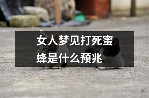 女人梦见打死蜜蜂是什么预兆