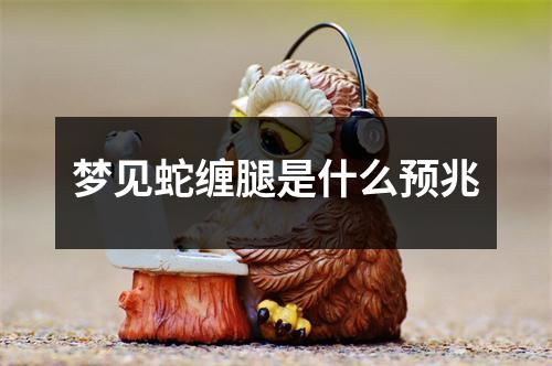 梦见蛇缠腿是什么预兆