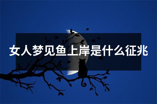 女人梦见鱼上岸是什么征兆