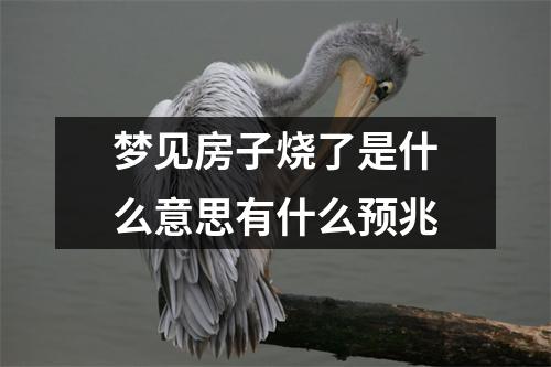 梦见房子烧了是什么意思有什么预兆