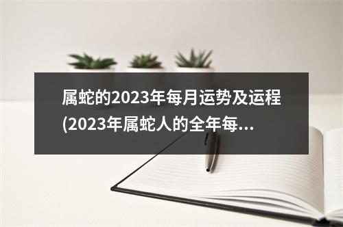 属蛇的2023年每月运势及运程(2023年属蛇人的全年每月运程)