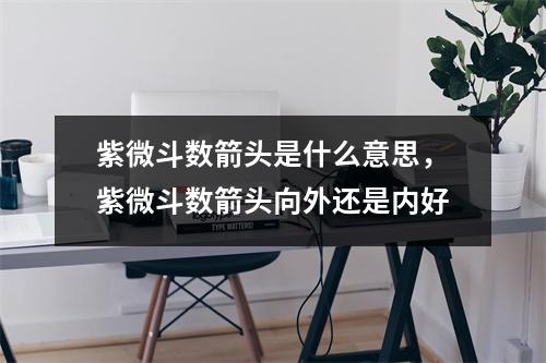 紫微斗数箭头是什么意思