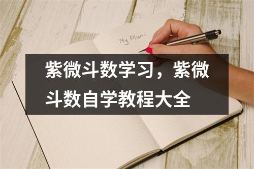 紫微斗数学习，紫微斗数自学教程大全