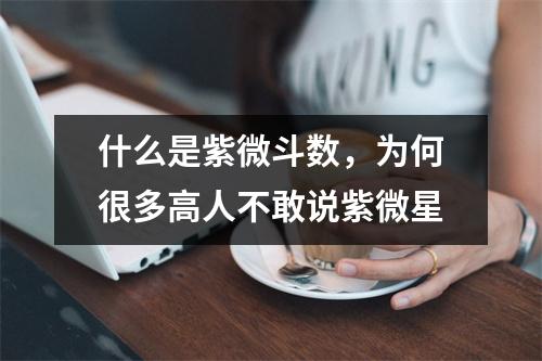 什么是紫微斗数，为何很多高人不敢说紫微星