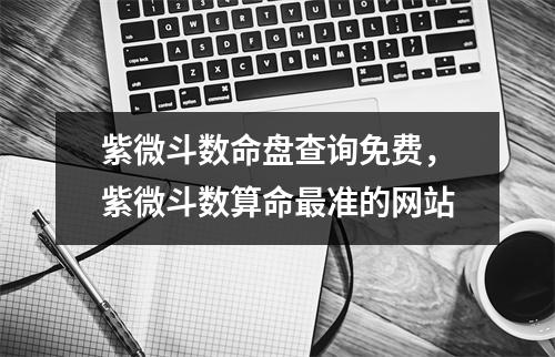 紫微斗数命盘查询免费，紫微斗数算命准的网站