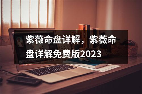 紫薇命盘详解，紫薇命盘详解免费版2023