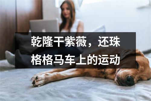 乾隆干紫薇，还珠格格马车上的运动