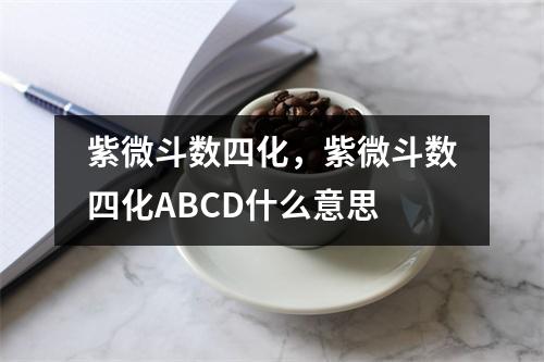 紫微斗数四化，紫微斗数四化ABCD什么意思