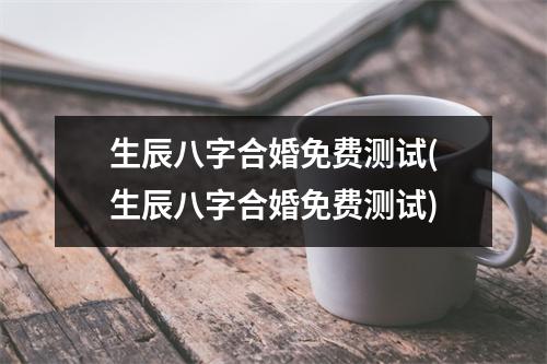 生辰八字合婚免费测试(生辰八字合婚免费测试)