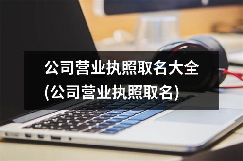 公司营业执照取名大全(公司营业执照取名)