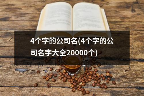 4个字的公司名(4个字的公司名字大全20000个)